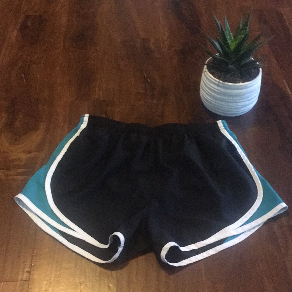 SportTek  Black And Blue Athletic Shorts